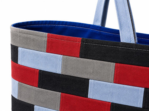 Grand sac patchwork